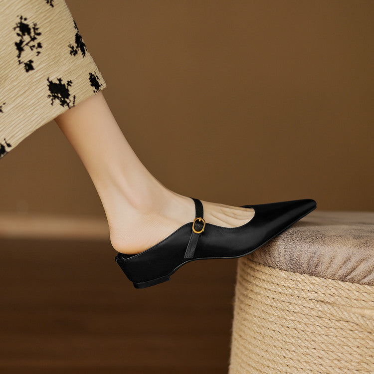 Luna | Mules Mary Jane à Pointe