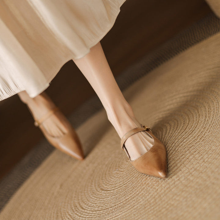 Luna | Mules Mary Jane à Pointe