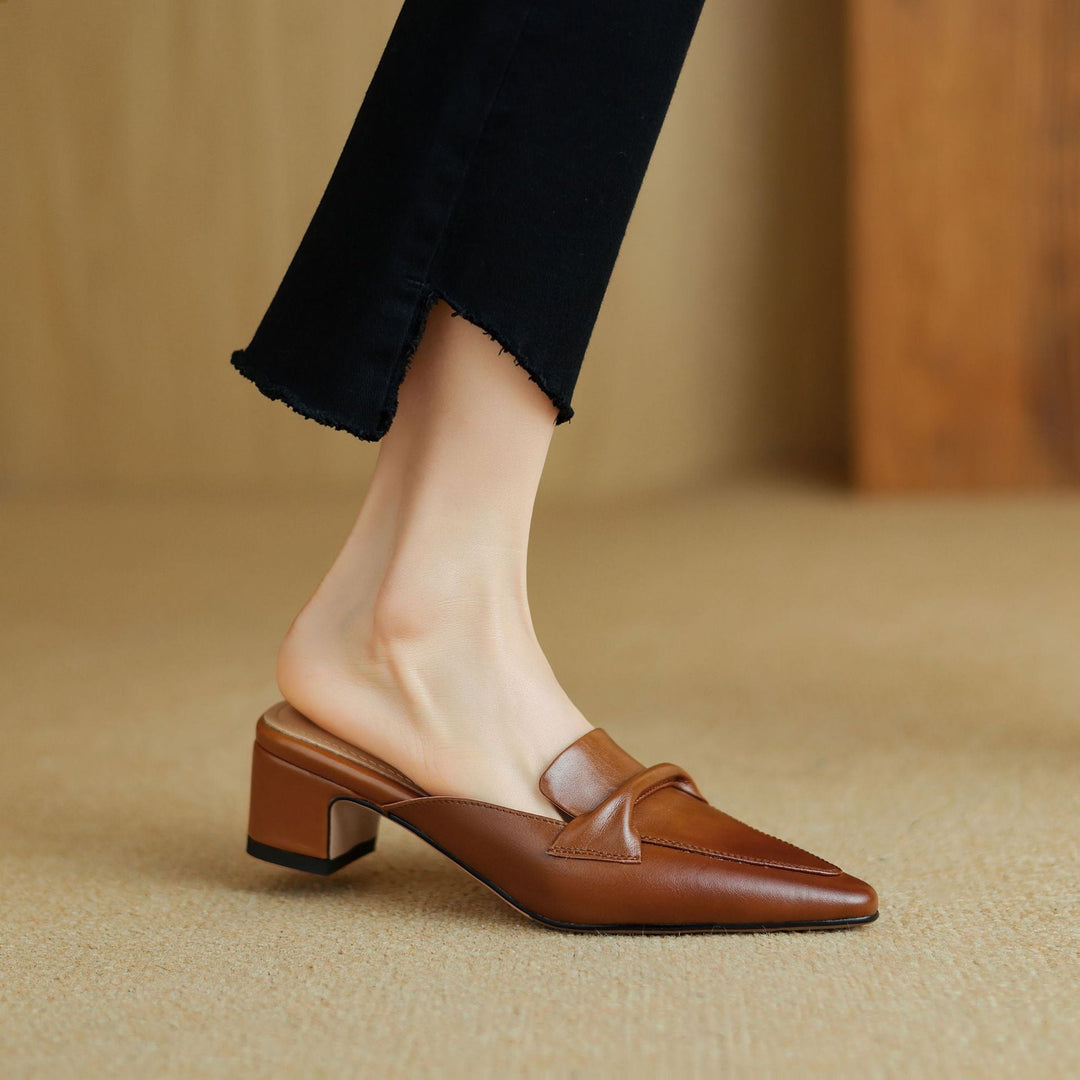 Letizia | Mules à Pointe avec Nœud
