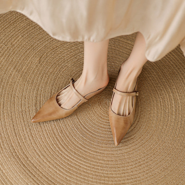 Luna | Mules Mary Jane à Pointe
