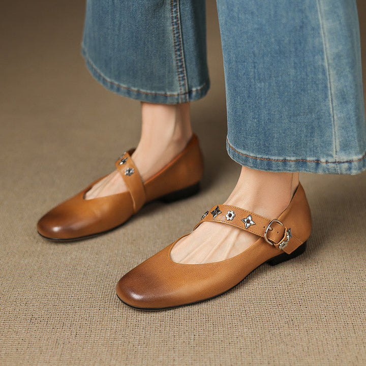 Kylen | Ballerines Mary Jane avec Clous