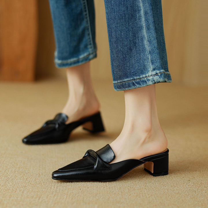 Letizia | Mules à Pointe avec Nœud