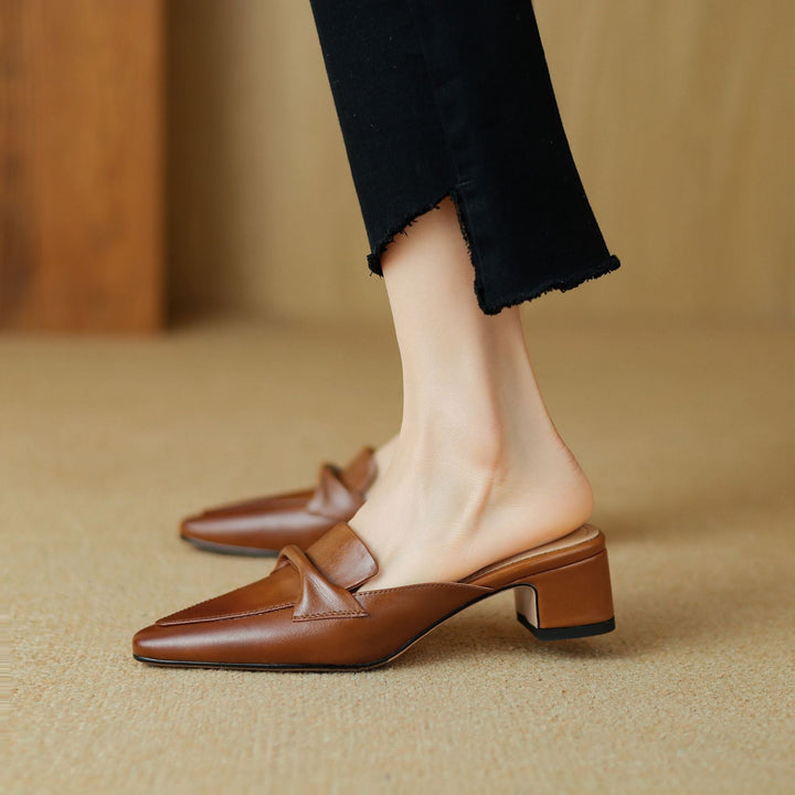 Letizia | Mules à Pointe avec Nœud