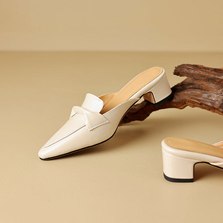 Letizia | Mules à Pointe avec Nœud