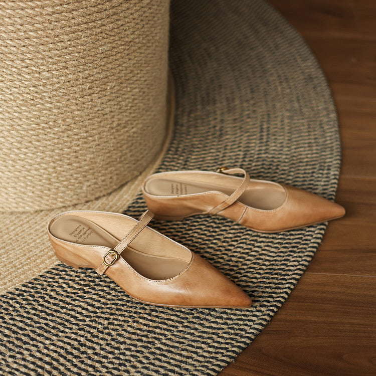 Luna | Mules Mary Jane à Pointe