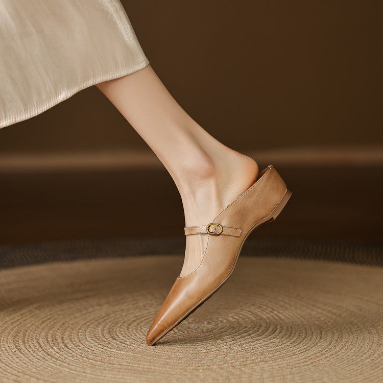 Luna | Mules Mary Jane à Pointe