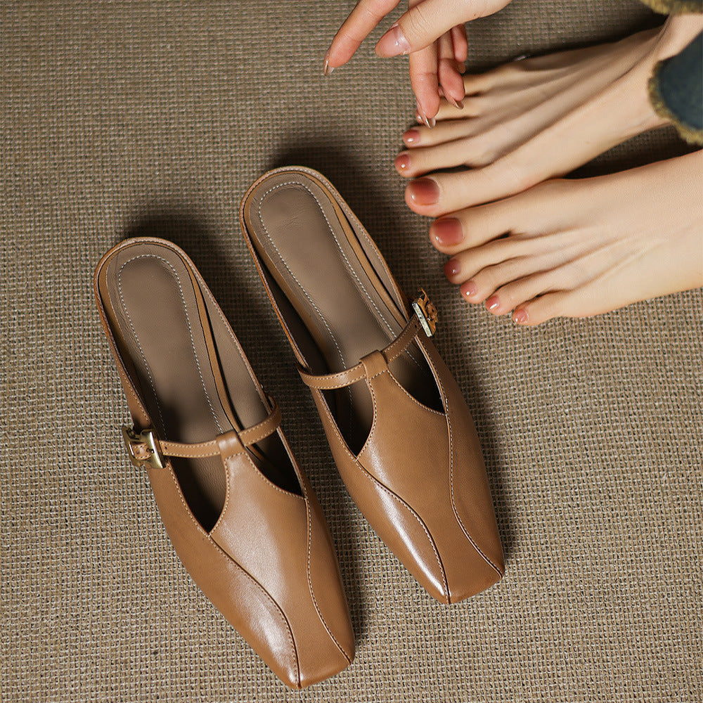 Lavinia | Mules avec Bride en T