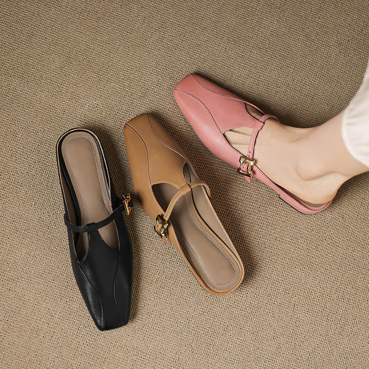 Lavinia | Mules avec Bride en T