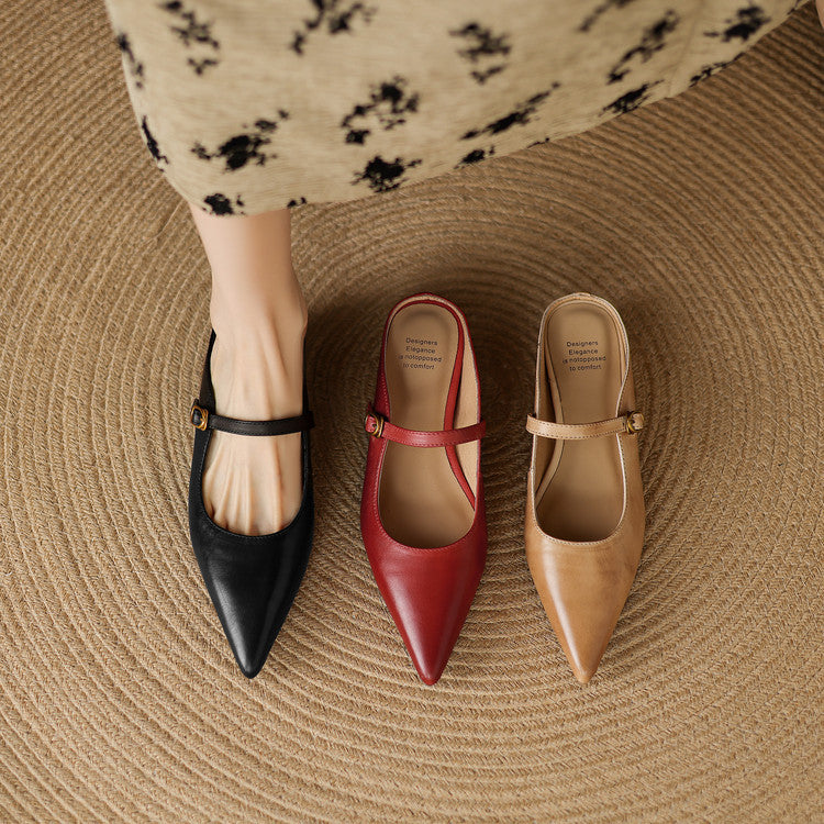 Luna | Mules Mary Jane à Pointe