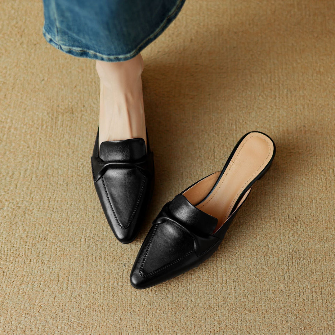 Letizia | Mules à Pointe avec Nœud