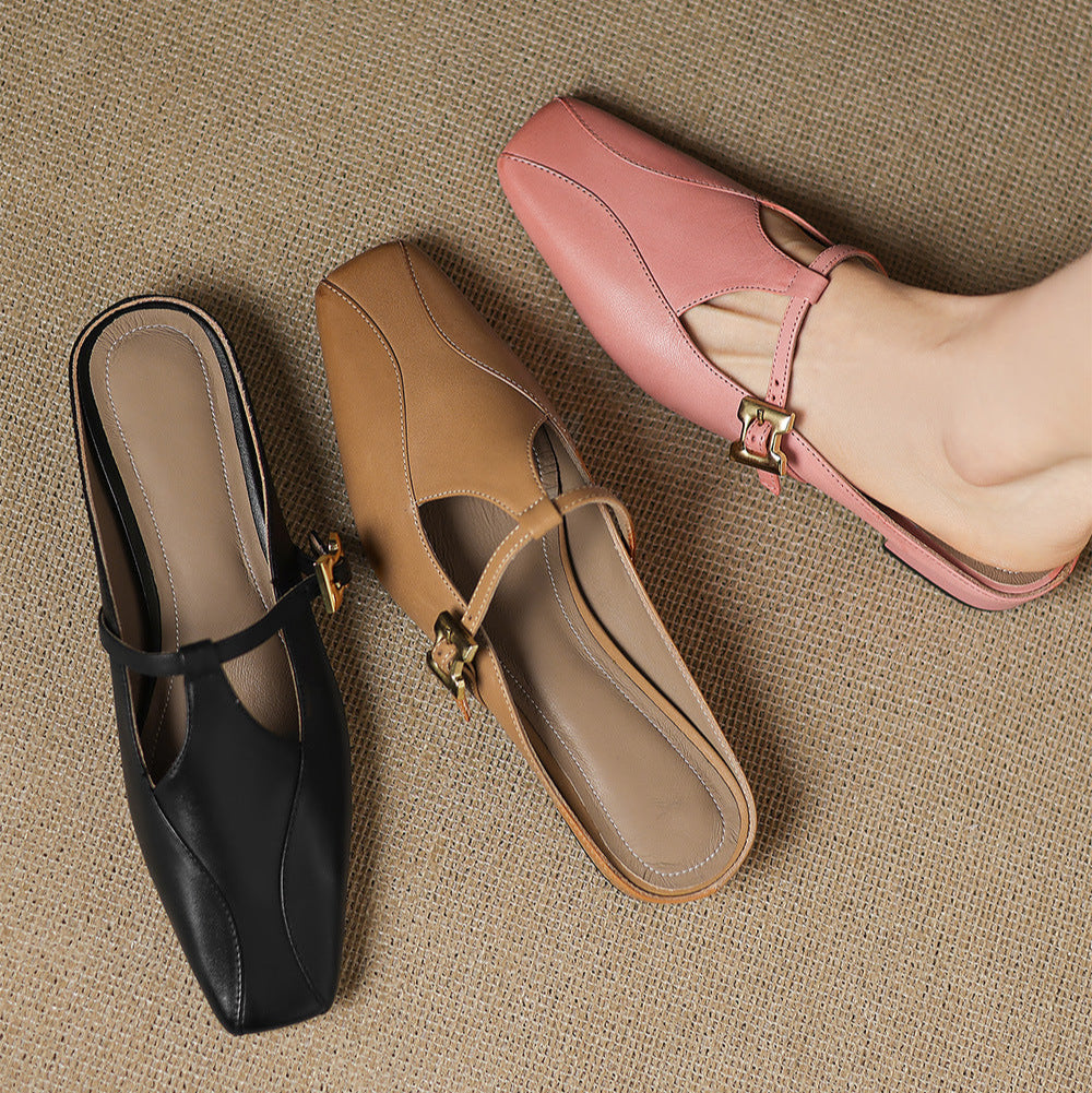 Lavinia | Mules avec Bride en T