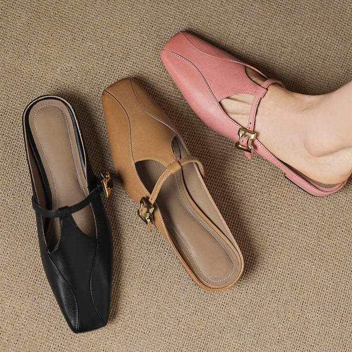 Lavinia | Mules avec Bride en T