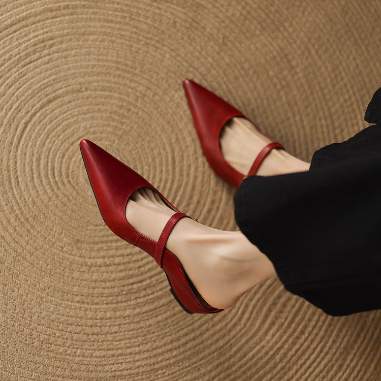 Luna | Mules Mary Jane à Pointe