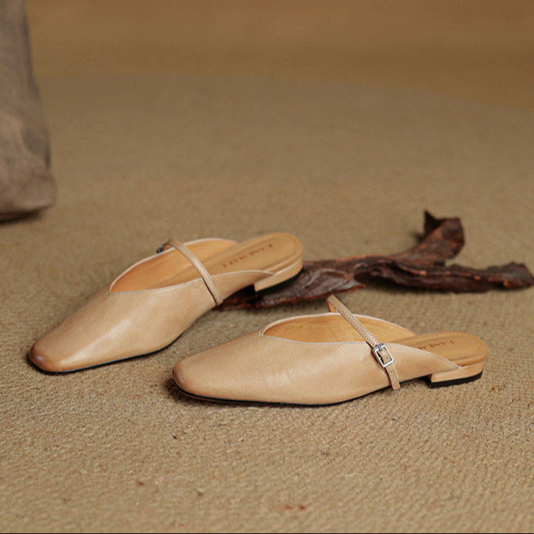 Carol | Mules Mary Jane à Bout Carré