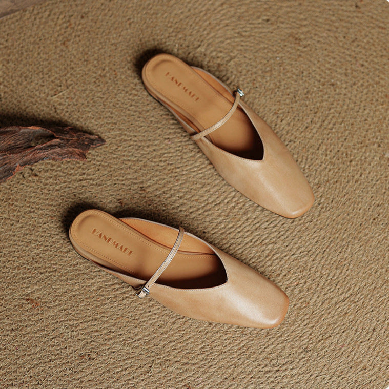 Carol | Mules Mary Jane à Bout Carré
