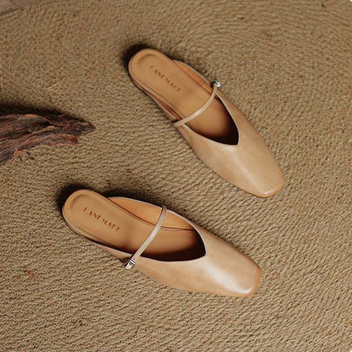 Carol | Mules Mary Jane à Bout Carré