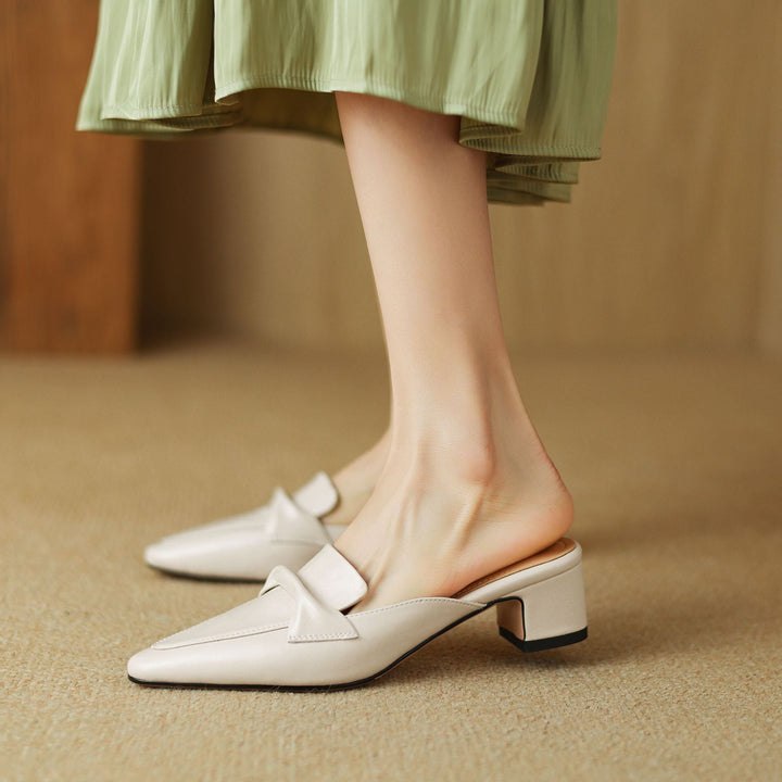Letizia | Mules à Pointe avec Nœud