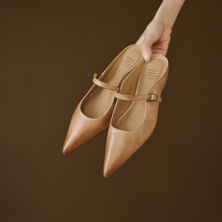 Luna | Mules Mary Jane à Pointe