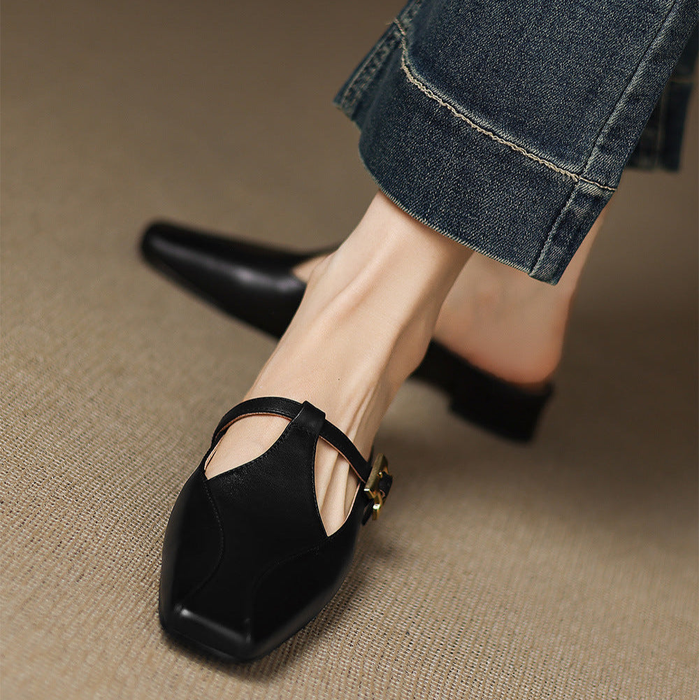 Lavinia | Mules avec Bride en T