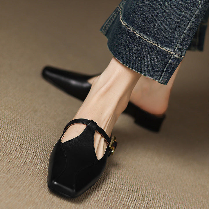 Lavinia | Mules avec Bride en T
