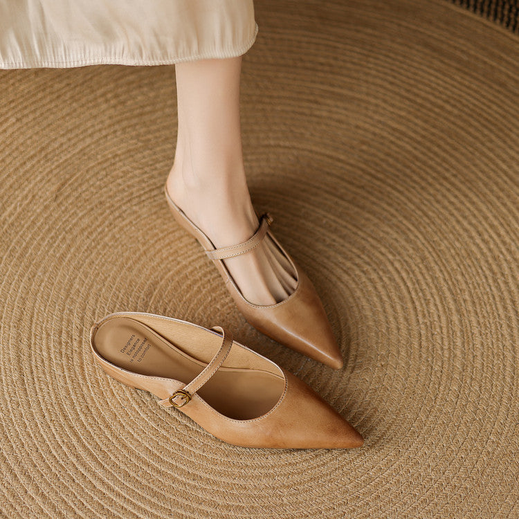 Luna | Mules Mary Jane à Pointe