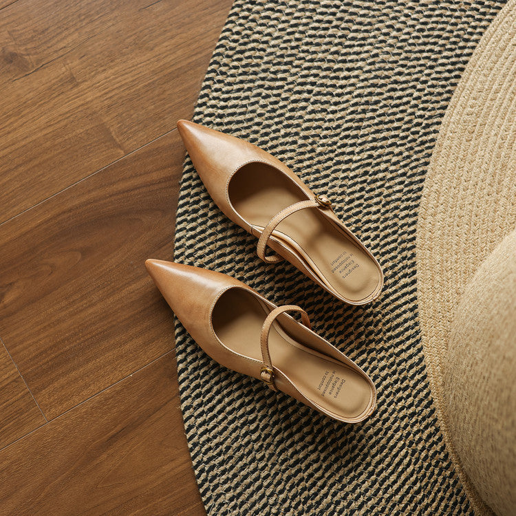Luna | Mules Mary Jane à Pointe