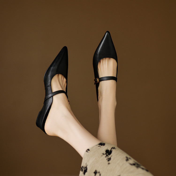 Luna | Mules Mary Jane à Pointe