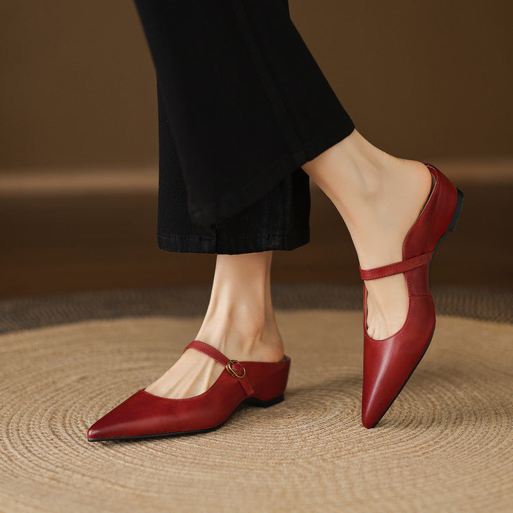 Luna | Mules Mary Jane à Pointe