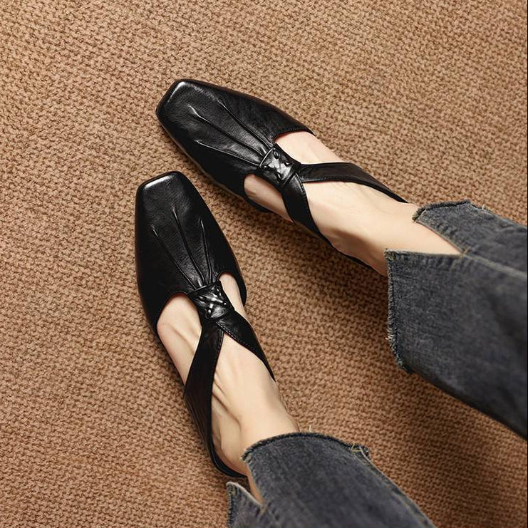 Anja | Mules avec Nœud et Bout Fermé