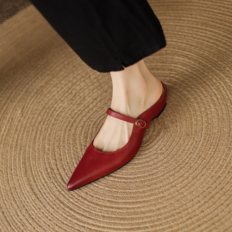 Luna | Mules Mary Jane à Pointe