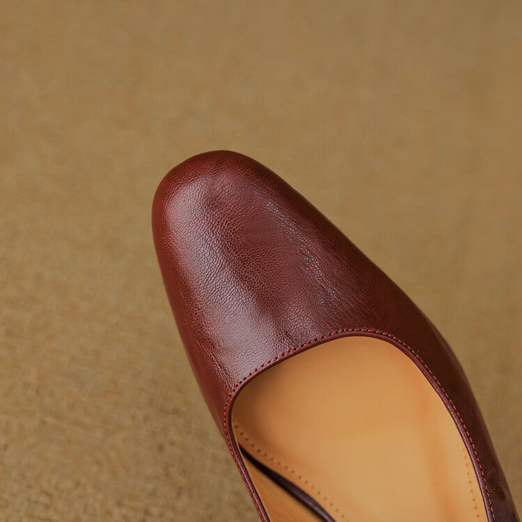 Manuela | Mules Mary Jane à Talon