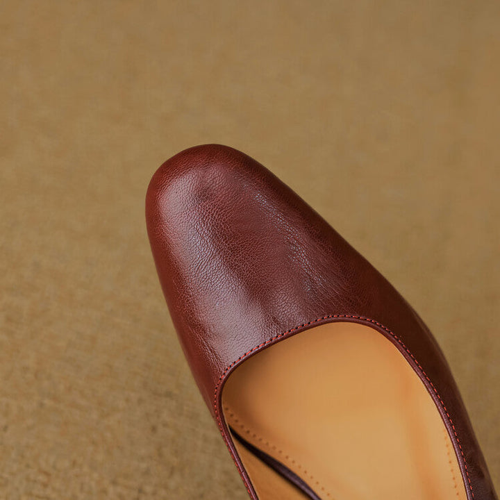 Manuela | Mules Mary Jane à Talon