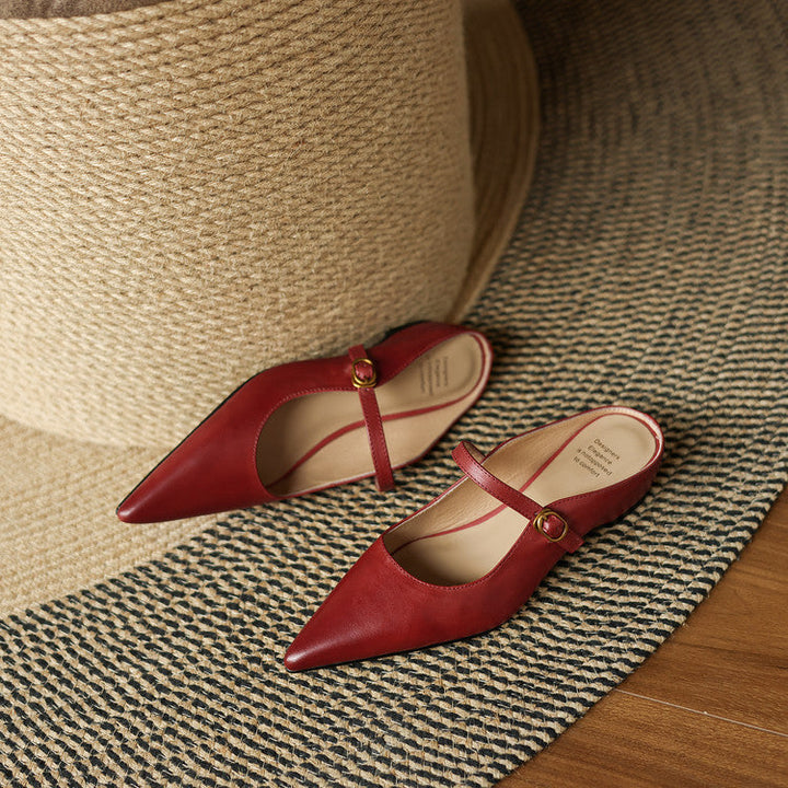 Luna | Mules Mary Jane à Pointe