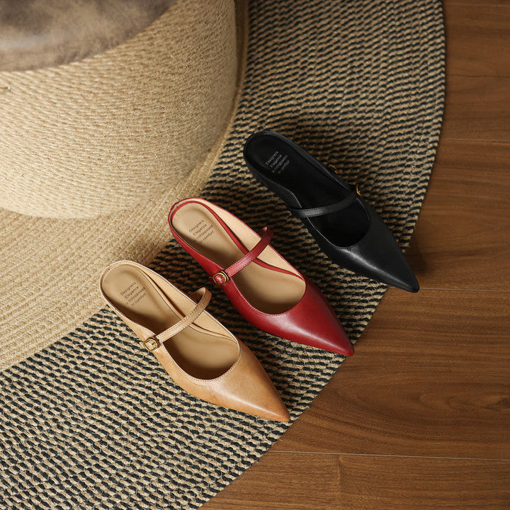 Luna | Mules Mary Jane à Pointe