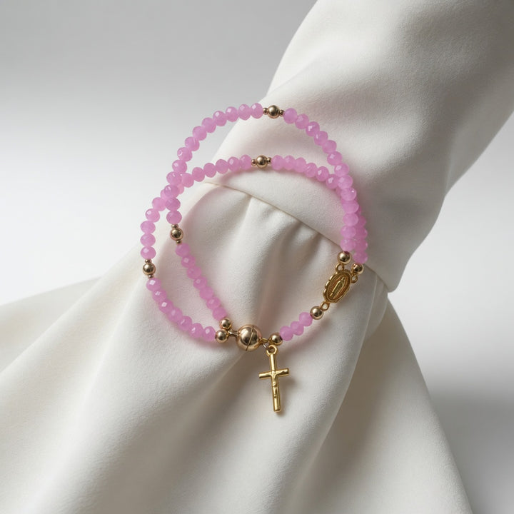 Loïsette™ — Bracelet perles dorées breloque délicatesse féminine