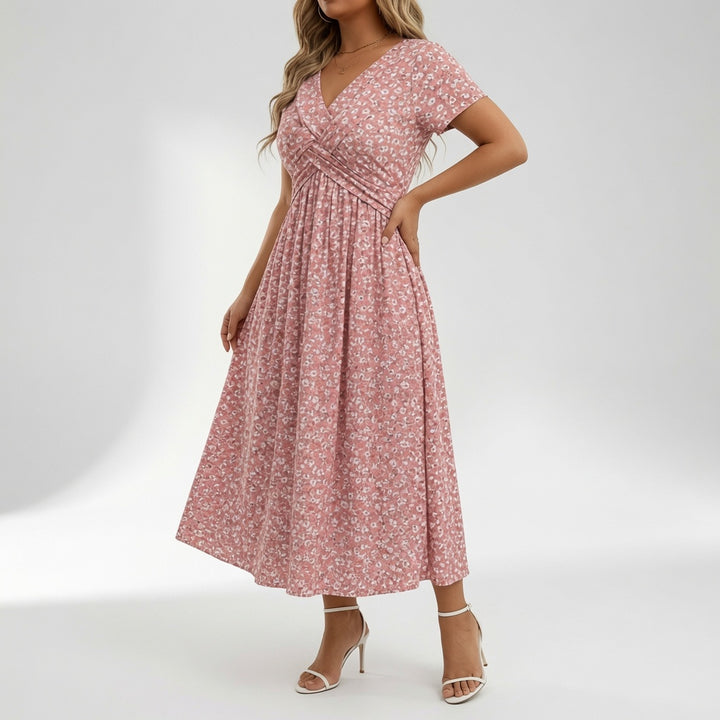 Florévia™ — Robe florale fluide élégance romantique
