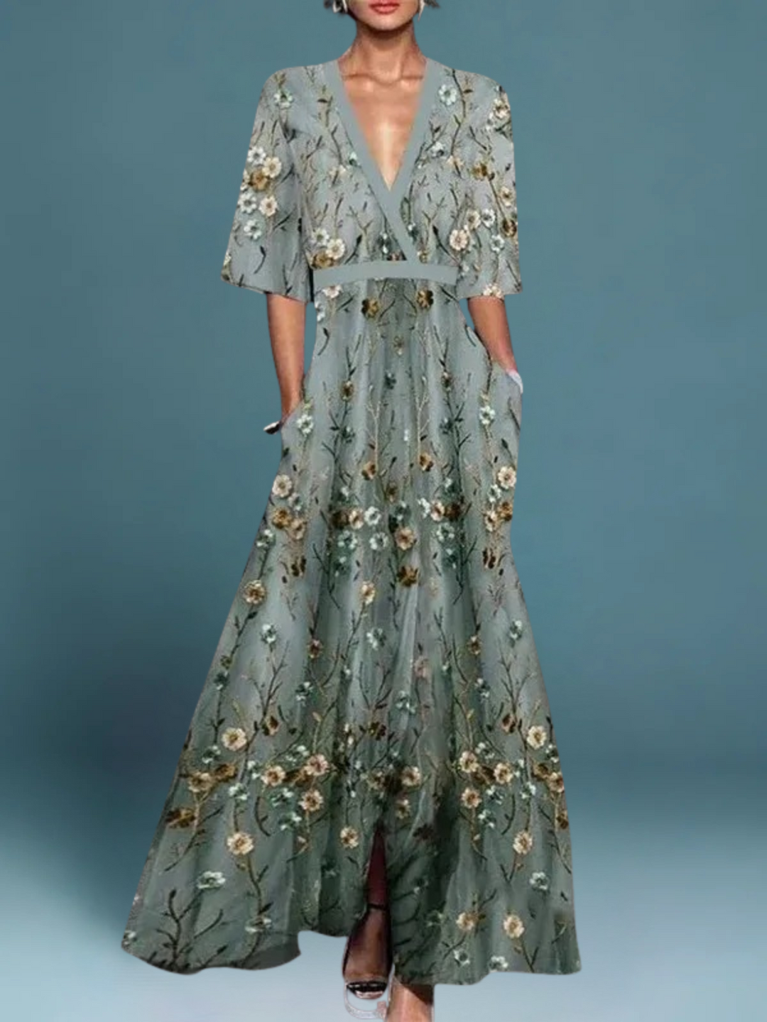 Roos™ - Robe Fleurie Classique