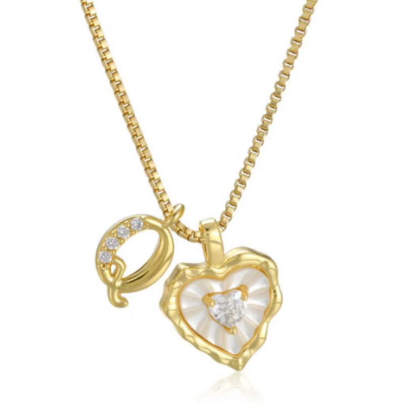 Zorélisse™ — Collier cœur initiale élégance personnalisée
