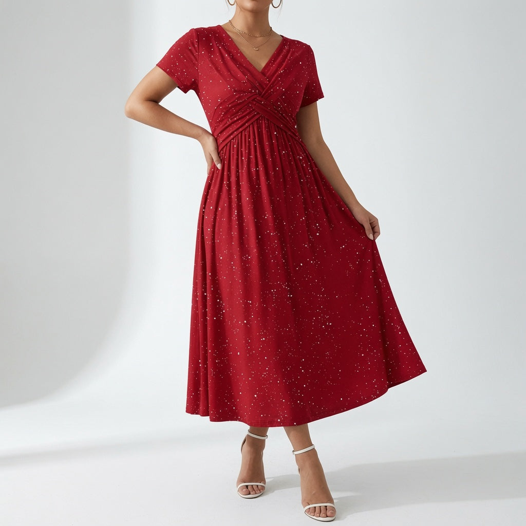 Florévia™ — Robe florale fluide élégance romantique