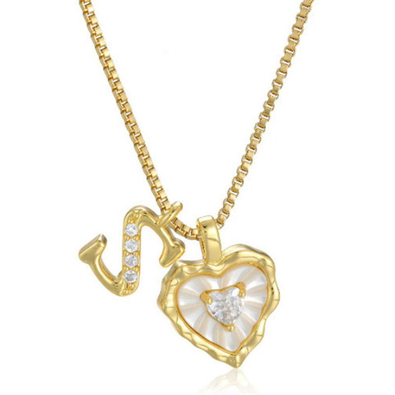 Zorélisse™ — Collier cœur initiale élégance personnalisée