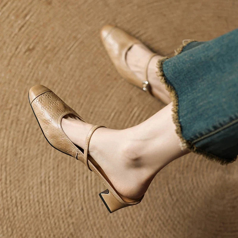 Liana | Mules Mary Jane à Talon