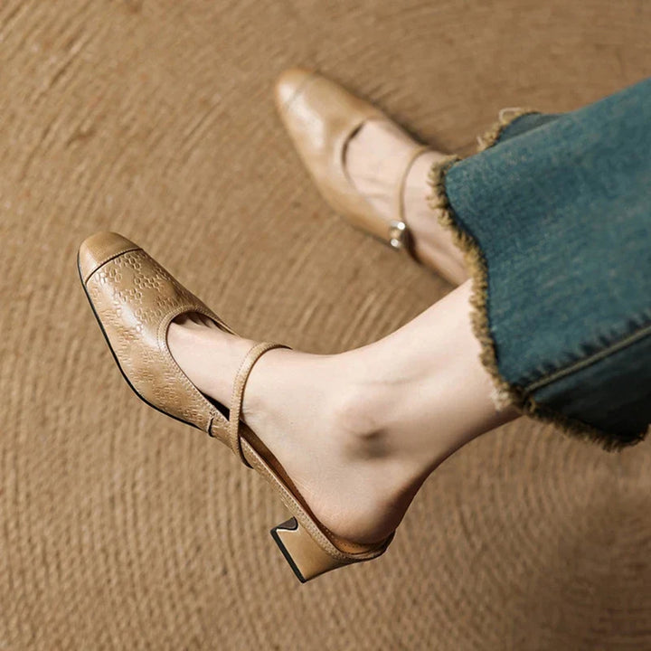 Liana | Mules Mary Jane à Talon