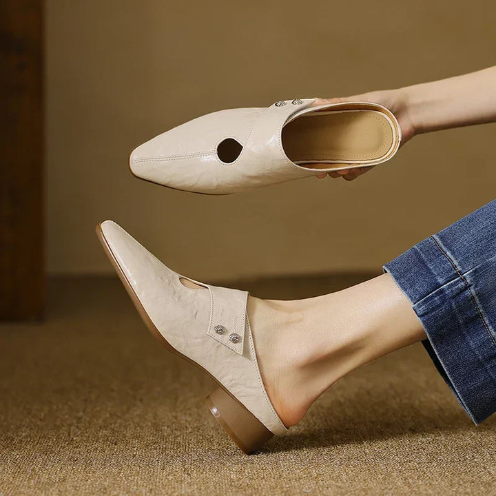 Miles | Mules à Punta avec Détails Découpés