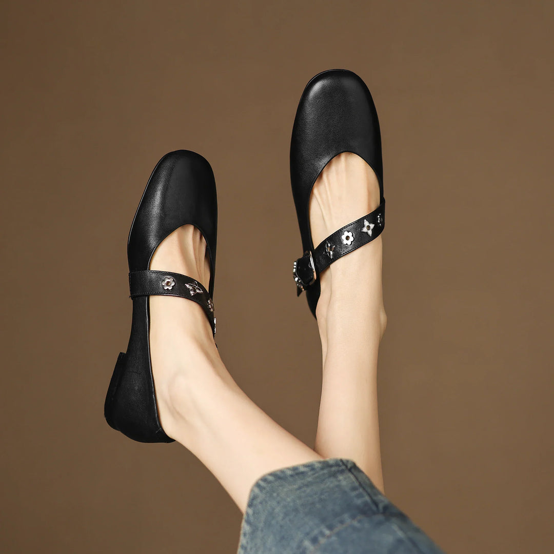 Kylen | Ballerines Mary Jane avec Clous