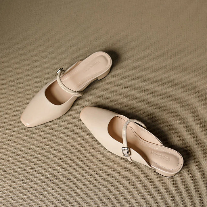 Lisa | Mules Mary Jane à Bout Carré