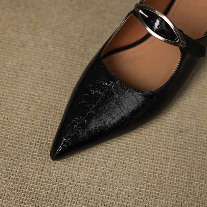Regine | Mules à Pointe avec Boucle