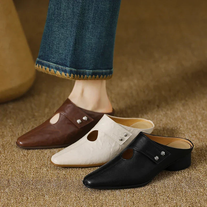 Miles | Mules à Punta avec Détails Découpés