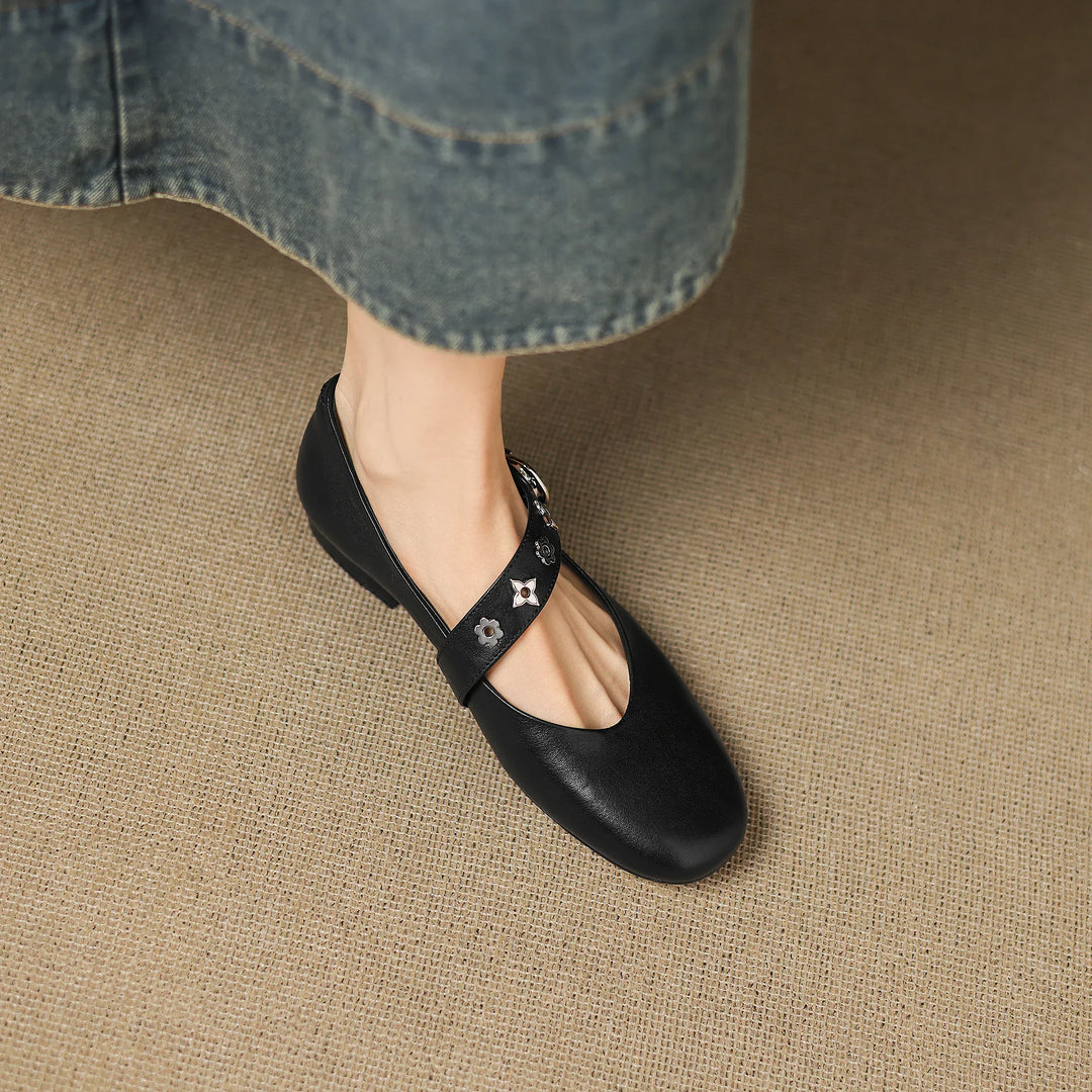 Kylen | Ballerines Mary Jane avec Clous