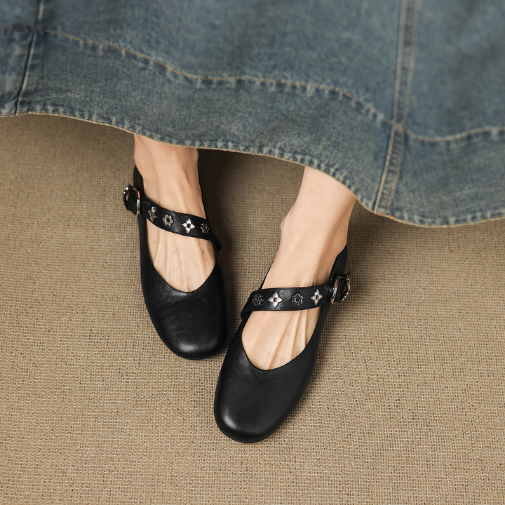 Kylen | Ballerines Mary Jane avec Clous