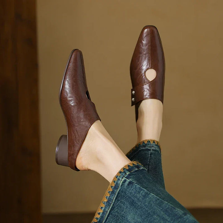 Miles | Mules à Punta avec Détails Découpés